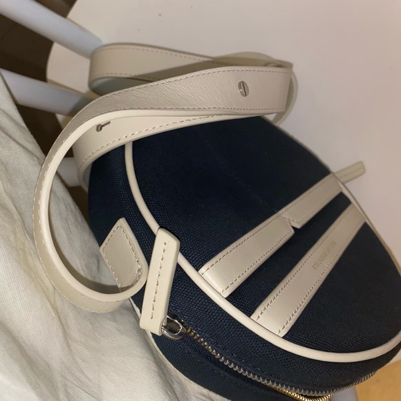 WANT Les Essential Denim & Cream Crossbody Bag - Picture 8 of 10